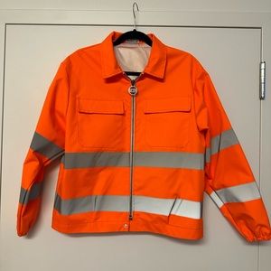 GCDS unisex worker jacket with reflectors. Size S. Oversized, fits size M too.